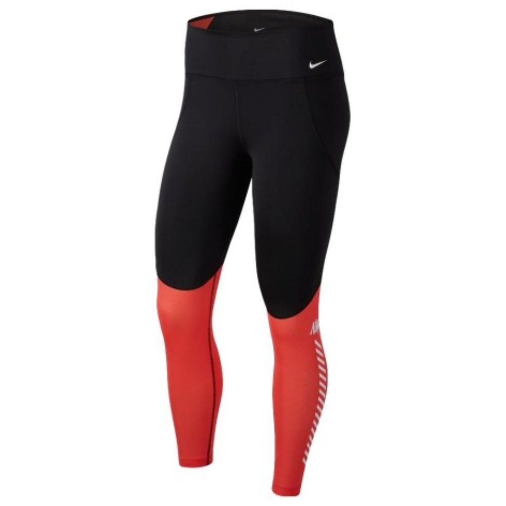 Nike One Women's Black/Ember Glow Training Tights